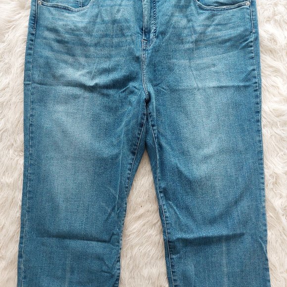 Lucky Brand Women's Plus Size Hayden Straight High Rise Slim Fit Denim Jeans 24W - Picture 4 of 16